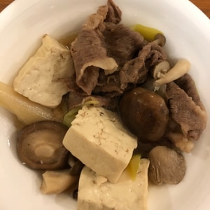 大根入り肉豆腐